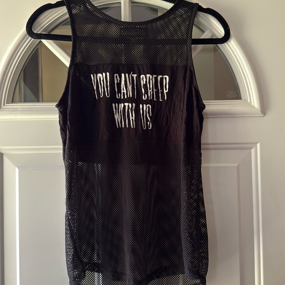 BLACKCRAFT “You Can’t Creep With Us” Mesh Tank Size SM